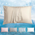 Cooling Pillow Cases Set of 2, Queen Size Cool Pillowcases by Unknown