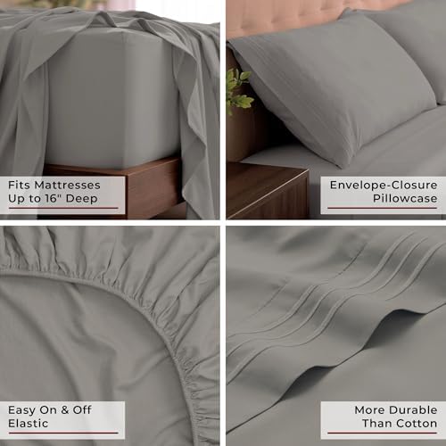 Mellanni Iconic 4-Piece, Ultra Soft Sheet Set - Image 5