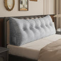 WOWMAX Headboard Pillow Triangular Bed Wedge Pillow by WOWMAX