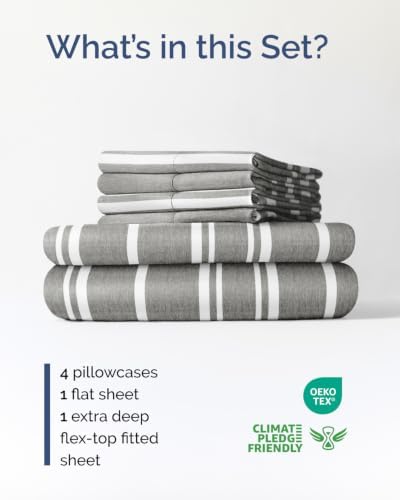 Extra Deep Flex Top Split Head King Sheet Set - Image 2