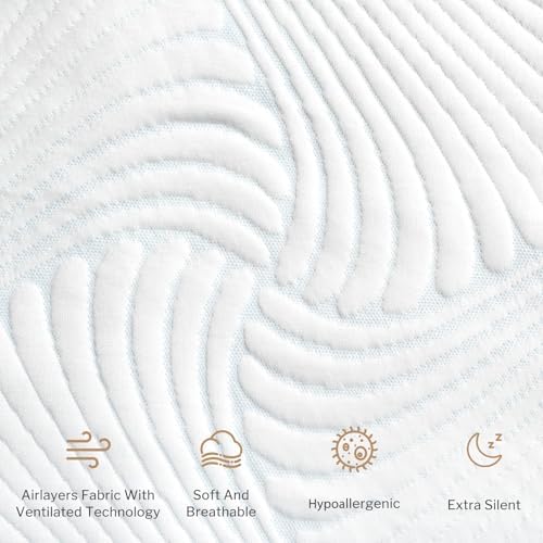 Heated Mattress Pad Mini Twin, 3D Air Fabric, Preheat & Memory - Image 6