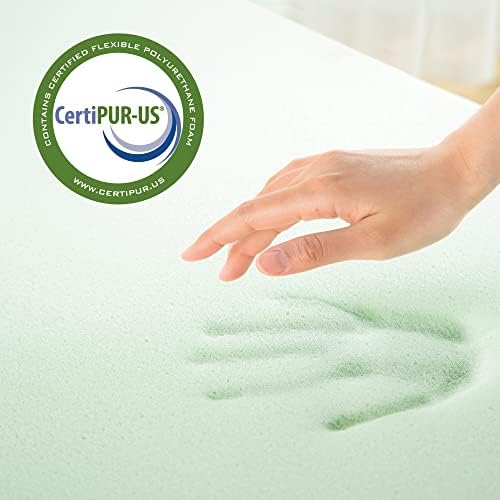 Zinus Green Tea Memory Foam Mattress Toppers - Image 3