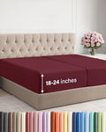CGK Linens Extra Deep Split King Fitted Sheet Only by CGKUnlimited