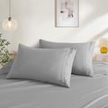 Dark Grey Queen Size Pillow Cases Set of 2 by NookZuzu