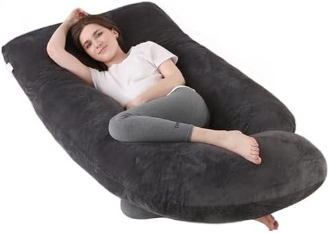 60 Inch Full Body Pregnancy Pillows by HychYAYA