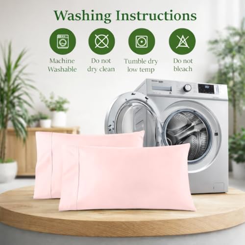 Cotton Delight 100% Organic Cotton Queen Pillowcases Set of 2 – 600 Thread - Image 6