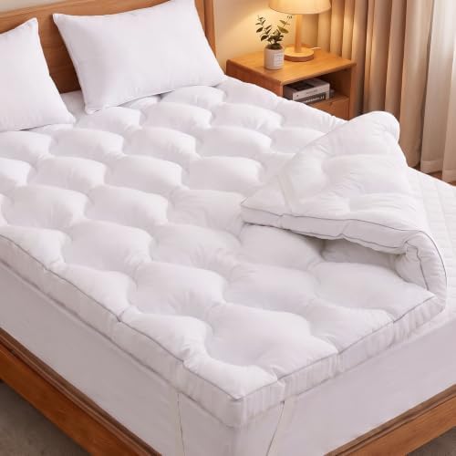 3 Inch Memory Foam Mattress Topper Back Pain Relief by Decroom