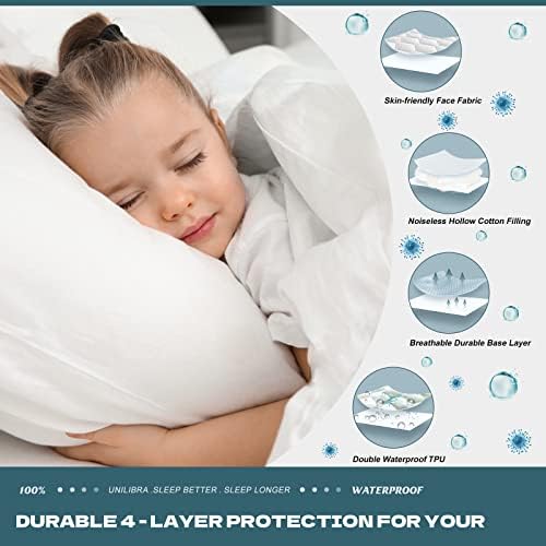 UNILIBRA Twin XL Mattress Protector Waterproof, Deep Pocket Mattress Pad Cover - Image 3