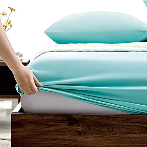 FreshCulture King Fitted Sheets, Bulk Pack of 6, Deep Pocket, Soft Microfiber - Image 3
