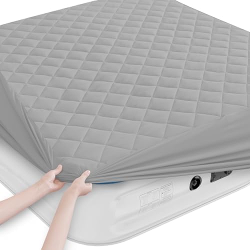 Queen Mattress Pad, Soft Quilted Air Mattress Topper Queen by Magik+%26+Kover