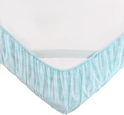 Elegant Comfort 6-Piece Sheet Set Deep Pocket, Wave Aqua - Image 4