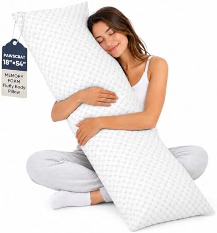 OAISZ 18 x 54'' Full Body Pillow, Long Memory Foam Bed Pillow by OAISZ