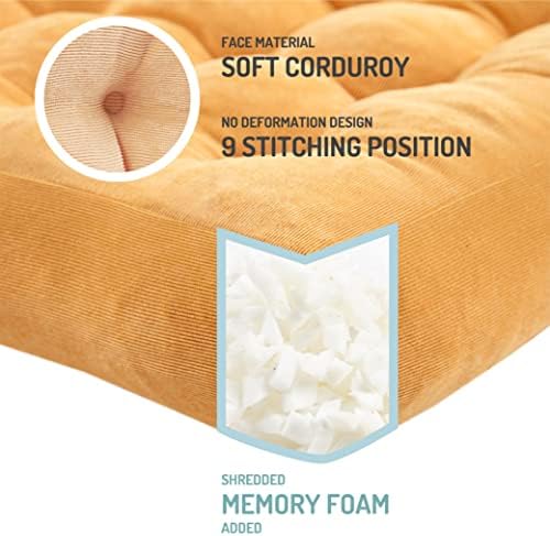 Floor Pillows Set of 2, Large Meditation Cushion - Image 2