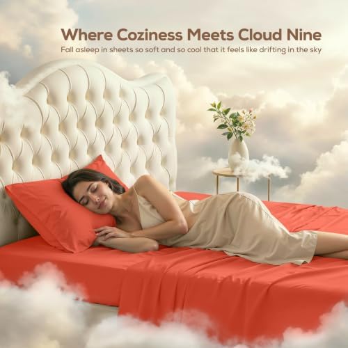 Twin Sheets Set, 3 Pieces 16" Deep Pocket Hotel Luxury Bed Sheets - Image 4