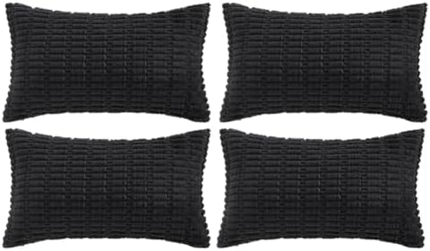 Fancy Homi 4 Packs Decorative Throw Pillow Covers by Fancy+Homi