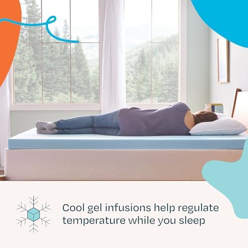 Linenspa Memory Foam Mattress Topper, King Size - Image 2