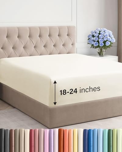 CGK Linens Extra Deep Queen Fitted Sheet by CGKUnlimited
