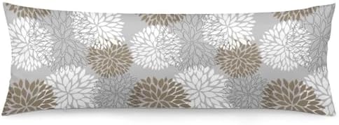 Boho Body Pillow Cover Rustic Floral Pillowcase by Unknown