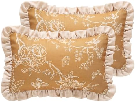ISAENNE Designer Linen Throw Pillow Cover by Isaennehomedecoration