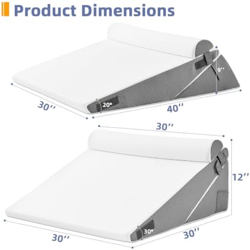 Sasttie Extra Wide Wedge Pillow Set - Image 2