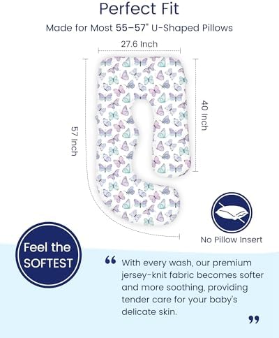 TotAha Soft Pregnancy Pillow Cover Compatible - Image 3