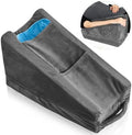 Buryeah Dark Gray Arm Elevation Pillow 2 Pocket, Plush Material by Buryeah