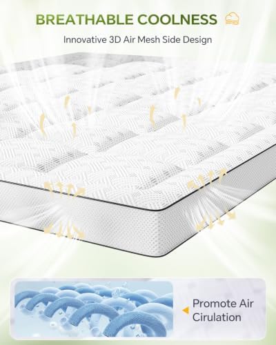 3 Inch Thick Twin Size Mattress Topper Pillow Top Mattress Bed Pad - Image 5