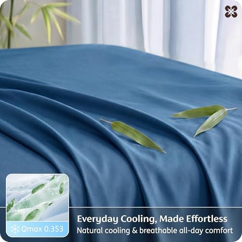 Bedsure PureWoven 100% Rayon Derived from Bamboo, Queen Sheets, 4 Pieces - Image 4
