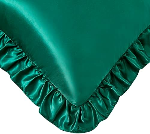 Silky Satin Ruffled Pillow Cases - Image 4