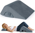Ganondorf Knee Pillow for Back Sleeping, Premium Foam Wedge Pillow for Legs by Ganondorf