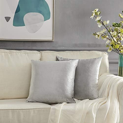 GIGIZAZA Décor Throw Couch Pillow Covers, Sofa Cushion Grey Pillow Covers - Image 2
