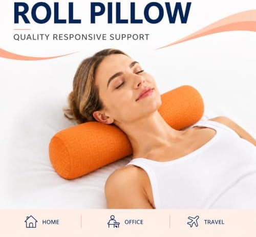 Neck Roll Pillow, Cervical Neck Pillow Bolster Pillow - Image 7