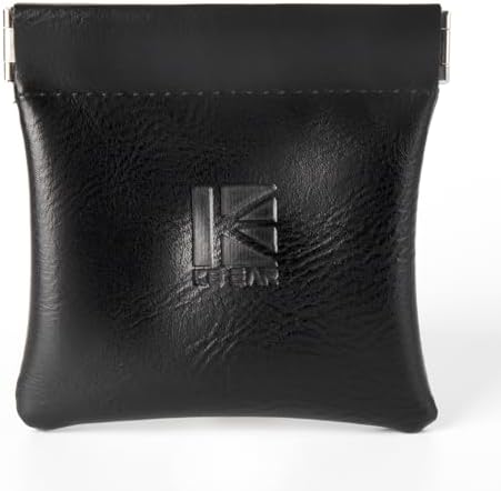2 Pack Kbear Leather Squeeze Coin Purse Pouch Change Holder by KINBOOFI