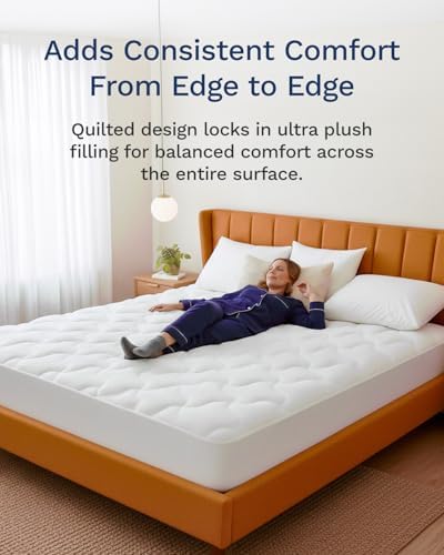 Viscosoft Copper Infused Pillow Top Mattress Pad - Image 4