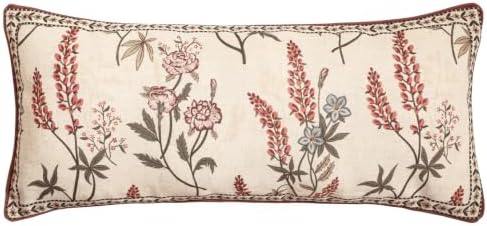 ISAENNE Designer Vintage Linen Throw Pillow Cover by Isaennehomedecoration