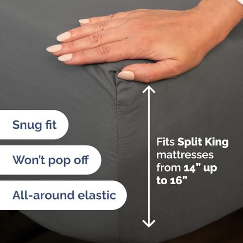 Flex Top Split Head King 4 Piece Sheet Set - Image 5