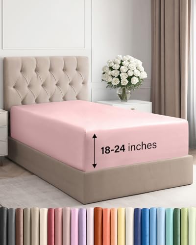 CGK Linens Extra Deep Twin Fitted Sheet by CGKUnlimited