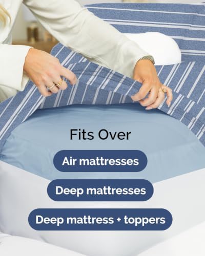 CGK Linens 2 Pack Extra Deep Queen Fitted Sheets - Image 7