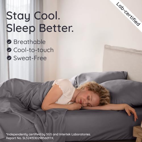 Bambaw 100% Viscose Derived from Bamboo Sheets California King Size Set – 4pcs - Image 3