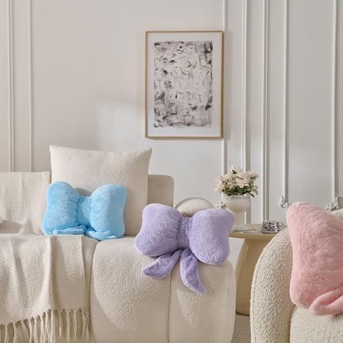 Bow Pillow Throw Pillows Butterfly Shaped Decorative Cute Pillows - Image 5