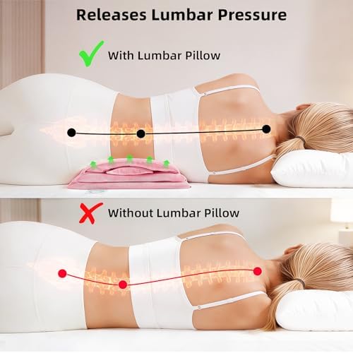 4-Layer Lumbar Pillow for Sleeping & Lying Down, Height-Boosting Layer - Image 2