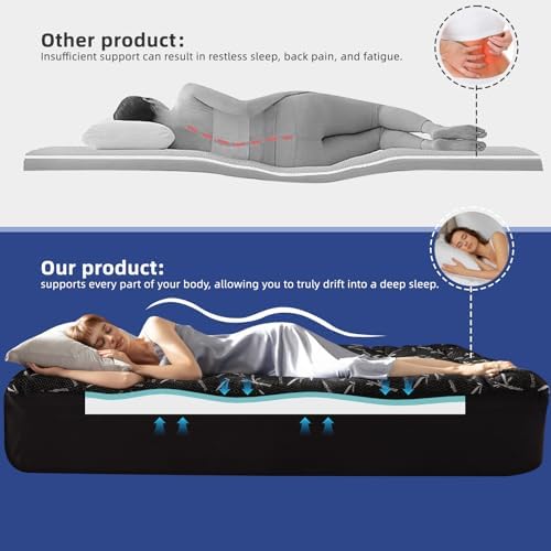 PRIMESOFT Twin XL Size 4 Inch Mattress Topper - Image 3