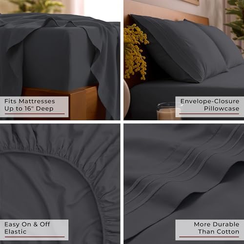 Mellanni Iconic 4-Piece, Ultra Soft Sheet Set - Image 5