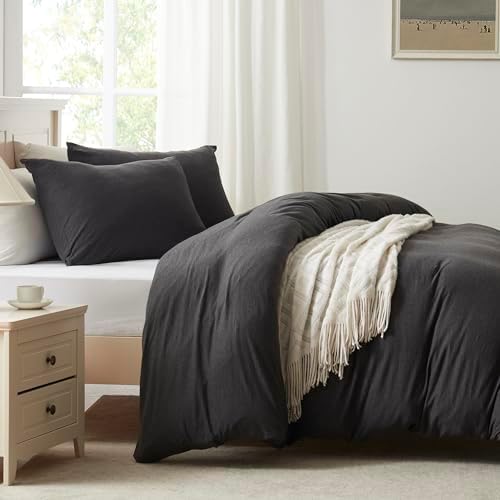 H HOUSEHOLD 100% Jersey Knit Cotton King Size Pillowcases Set of 2, Super Soft - Image 3