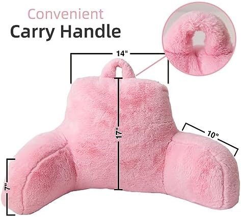 A Nice Night BabyPink Reading Pillow - Image 2