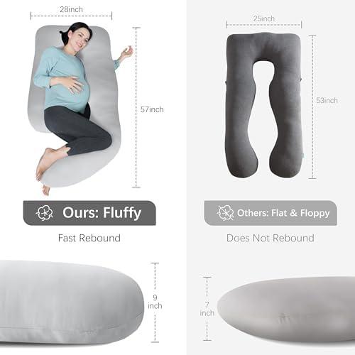 MOON PARK Pregnancy Pillows for Sleeping - Image 7