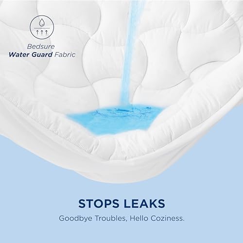 Bedsure Grey Waterproof Mattress Protector Queen Size - Image 4