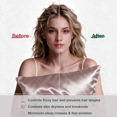 LYSHIN Silk Pillow Cases Standard Size - Image 4