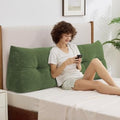 Headboard Pillow King, Triangle Bed Wedge Pillow by Aegisun