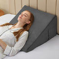 Bedluxe Wedge Pillow, 12 inch Bed Wedge Pillow by Bedluxe